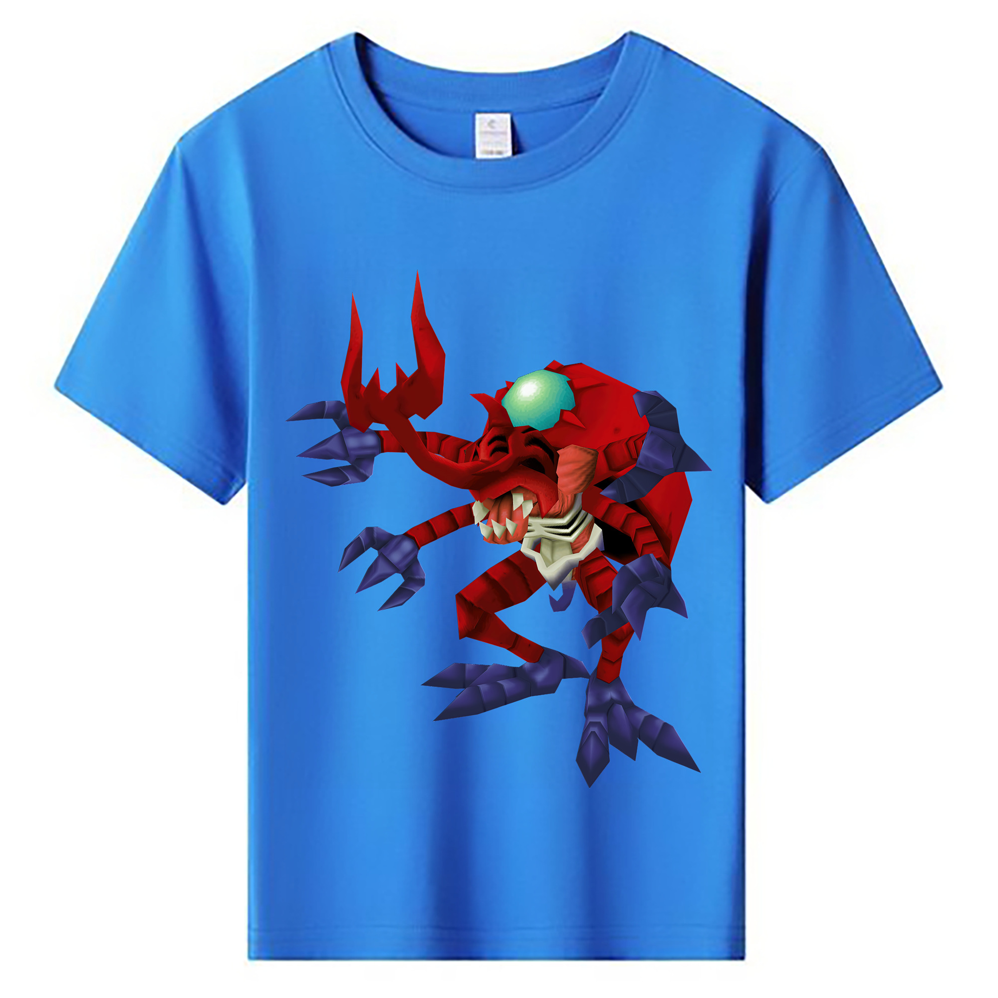 （画像用） Digimon デジタルモンスター/デジモン 綿100％キッズTシャツ（フロントプリント）